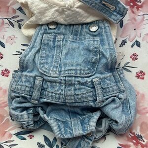 Old Navy Blue Matching Set Overalls
